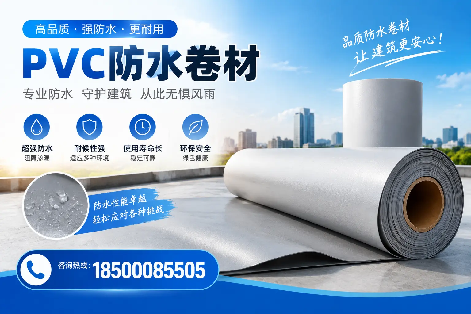 如何选择高质量的PVC防水卷材？朝阳消费者必看指南